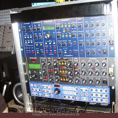 studio electronics synthesizer rack