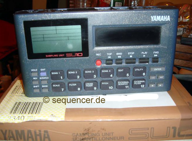Yamaha SU200, SU10 Sampler real time sequencer