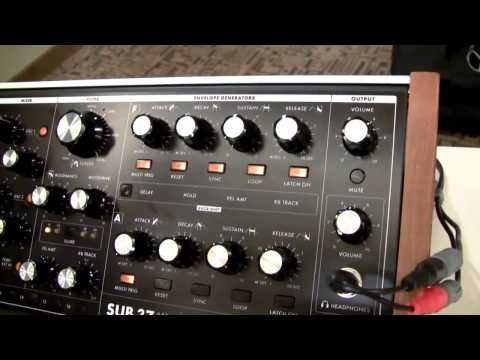 NAMM 2014 Moog Sub 37 - Prototype 1st Look