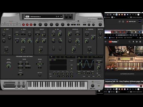 Korg Prophecy 1.5 Update (Native) Physical Modeling, Zusatz zu SequencerTalk 105 #Synthesizer