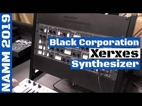 NAMM 2019: Black Corporation Xerxes Synthesizer Sound Demo - Elka Synthex Clone | SYNTH ANATOMY
