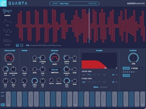 QUANTA Granular Synth - AUv3 - by Audio Damage - Getting Started - iPad Tutorial