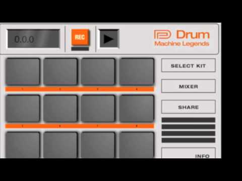 Drum Machine Legends iphone App