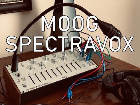 Moog Spectravox as a monosynth with 10 SVFs