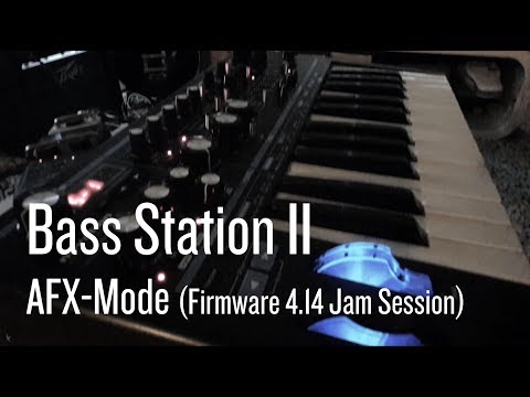 Bass Station II AFX Mode Jam Session