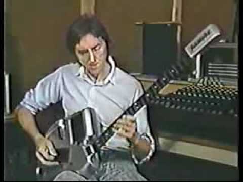 Allan Holdsworth playing his SynthAxe