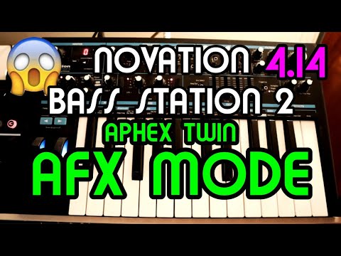 AFX Mode (4.14) // Novation Bass Station 2 Demo