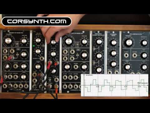 Corsynth C105 VC Noise / Lo-Fi Machine - Basic Demo