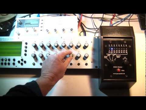 Testing the Midi Ratchet module on one simple sequence