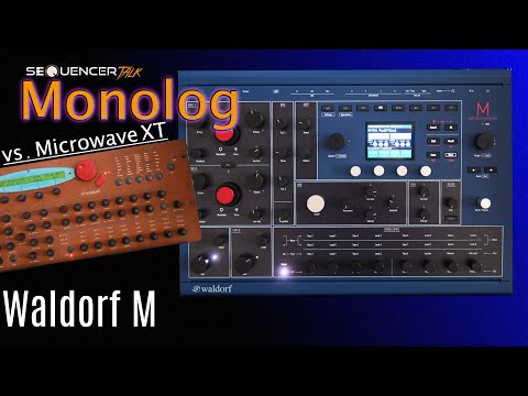 Waldorf M Synthesizer Monolog - Rundlauf &amp; Fragestunde (vs. Microwave XT) Wavetables Galore!