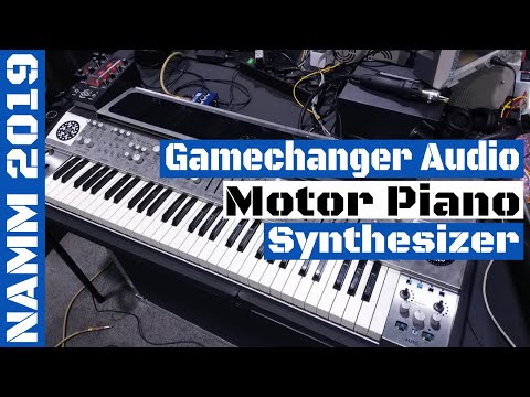 NAMM 2019 Gamechanger Audio Motor Piano Synthesizer Early Prototype! | SYNTH ANATOMY