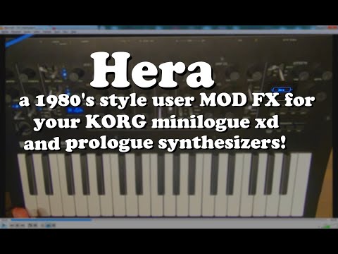 Hera! An 80&#039;s inspired chorus MOD FX for your KORG &#039;logue synthesizers!