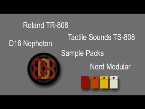 Roland TR-808 Comparison: Clavia Nord Modular, Nepheton, TS-808, and Sample Packs