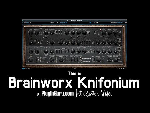 This is Brainworx Knifonium! ANALOG Synth in Software NIRVANA!!