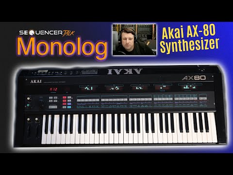 Akai AX80 Analog Synthesizer (Vintage Synth) SequencerTalk Monolog - Erklärung, Jam am Ende