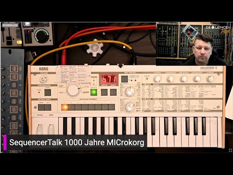 Korg Microkorg S &amp; MS2000 Desktop Allround Synthesizer - SequencerTalk Monolog - Mein Liveset