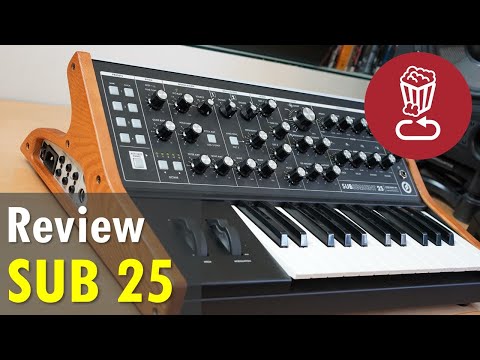Moog SUBSEQUENT 25 Review, tutorial and patch ideas // SUB 25