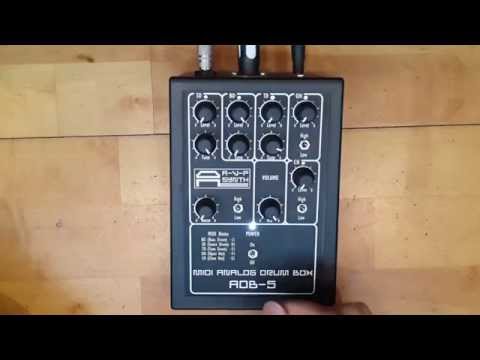 AVP Synth ADB-5 Analog Drum Box (Official demo)