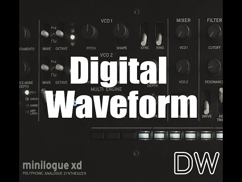 Digital Waveform User Oscillator for Korg Minilogue XD, Prologue and NTS-1