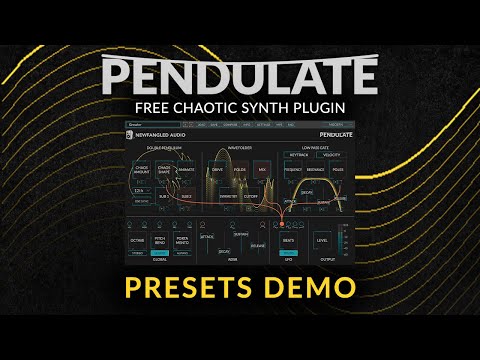 New Pendulate Chaotic Synth Plug-in by Newfangled Audio (Presets Demo)