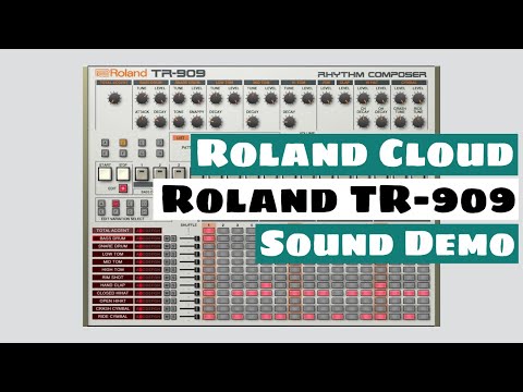Roland Cloud TR-909 Rhythm Composer Plugin - Sound Demo (No Talking) | SYNTH ANATOMY
