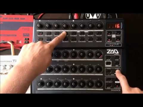 Jacob Korn jamming on the Zaquencer - standalone MIDI Step Sequencer