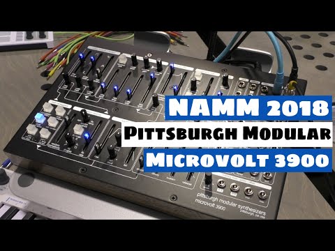 NAMM 2018: Pittsburgh Modular Microvolt 3900 Synthesizer | SYNTH ANATOMY
