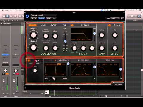 SA - &#039;Logic Pro X&#039; First Look - 03 Retro Synth