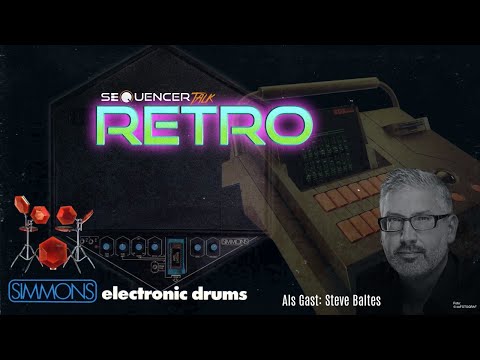 Retro - Simmons Electronic Drums mit Steve Baltes + E-Drum Synth Musik Pads und Drum-Brains