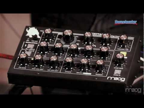 Moog Minitaur Video Demo — Daniel Fisher