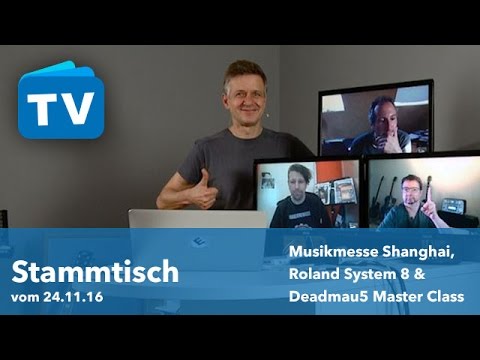 Musikmesse Shanghai, Roland System 8, Deadmau5 Master Class - Video Podcast