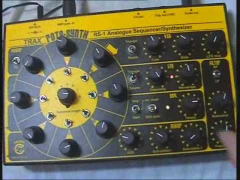 TRAX RS-1 Rota-Synth Analogue Sequencer &amp; Synthesizer Part 3
