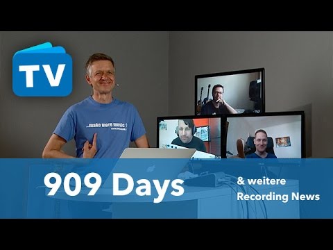 Roland 909 Days &amp; weitere Recording News (Video-Podcast)