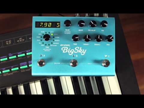 Strymon BigSky Reverb - synth audio demo