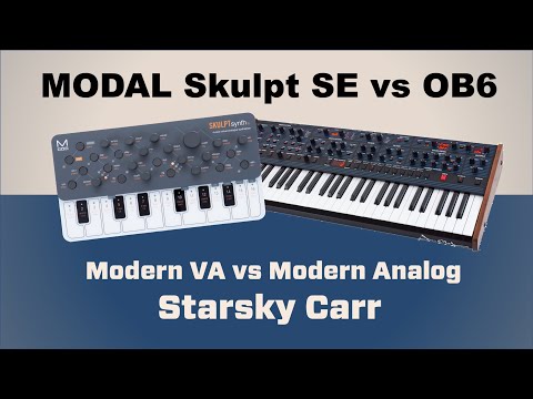 Modal SKULPT SE // vs MicroKORG and OB-6 // How Virtual Analogs massively improved
