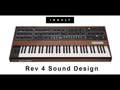 Sequential Prophet 5 Rev4 INHALT Sound Design of Factory Patches Demo