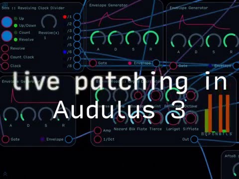 Live Patching in Audulus 3