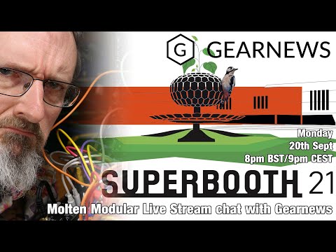 Superbooth 2021 Live Stream Molten Chat Special with guests - Gearnews!