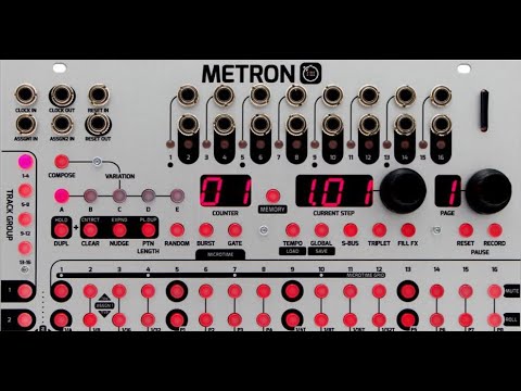 WMD Crucible Cymbal Synthesizer &amp; Metron Gate Sequencer At SynthPlex 2019