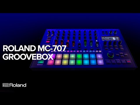 Roland MC-707 GROOVEBOX for Live Electronic Music Producers and Production