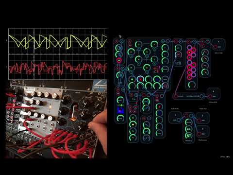 3D Sequencer Doepfer A-111-3 Micro Precision VCO Waveforms Demo