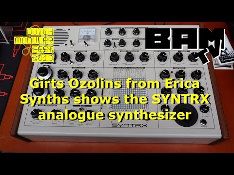 First Look at the SYNTRX from Erica synths at Dutch Modular Fest 2019