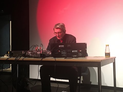Asmus Tietchens - Rede vor Konzert 2016, Düsseldorf