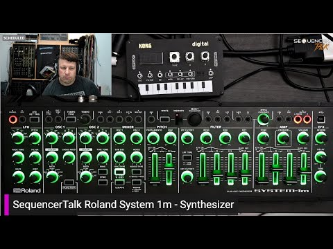 Roland System 1m, mein Livesynthesizer - SequencerTalk Monolog &amp; lange Fragestunde nach dem Rundlauf