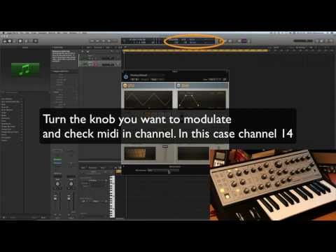 Logic Pro X: How to modulate external synth using midi FX
