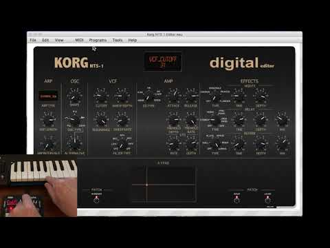 KORG NTS-1 Editor and Sound Bank as VST and Standalone