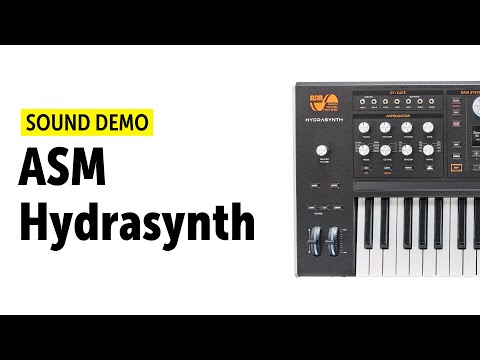 Ashun Sound Machines Hydrasynth Demo (No Talking)