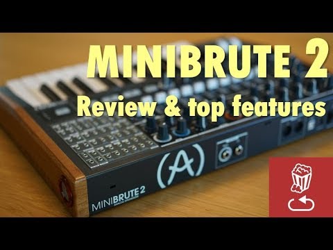 MiniBrute 2 Review, and the 48 point patch bay (!) explained