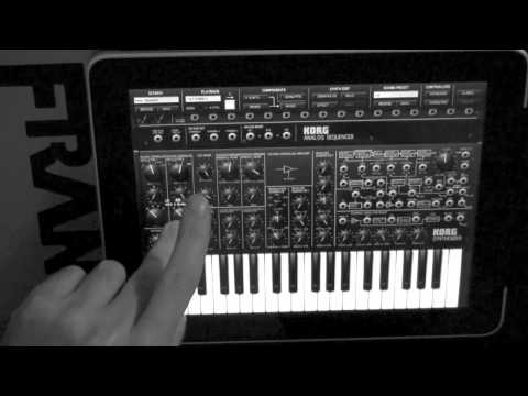 iPad iMS20 new KORG! Making track from scratch - Zoltan's March