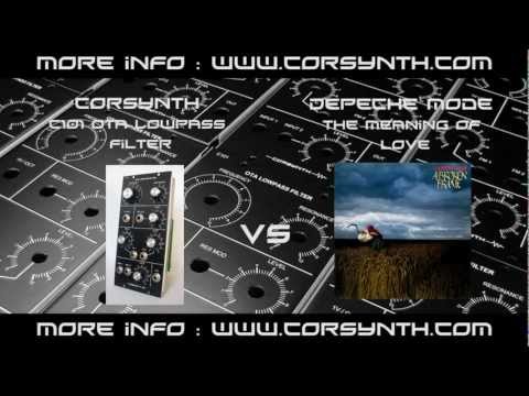 Corsynth C101 ( Modular Synth ) vs Depeche Mode &quot; The meaning of love&quot;